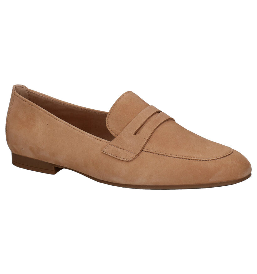 Gabor Blauwe Loafers in daim (288005)