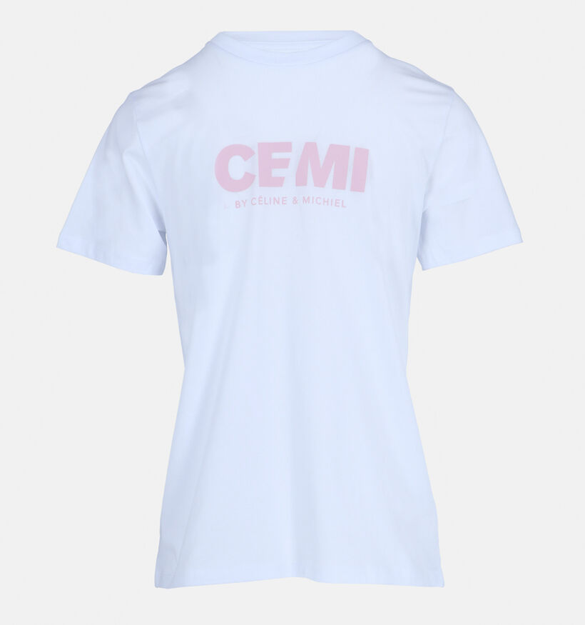 CEMI Mini Creator T-shirt en Blanc pour filles, garçons (346551)