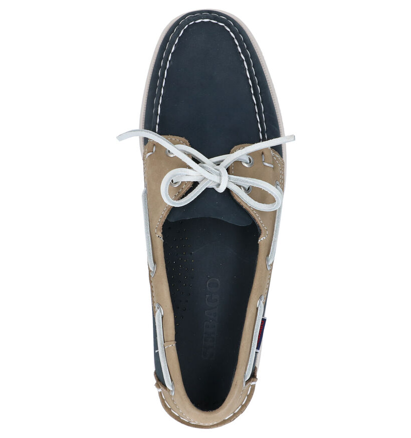 Sebago Dockside Portland Spinnaker Chaussures bateau en Bleu pour hommes (336835)