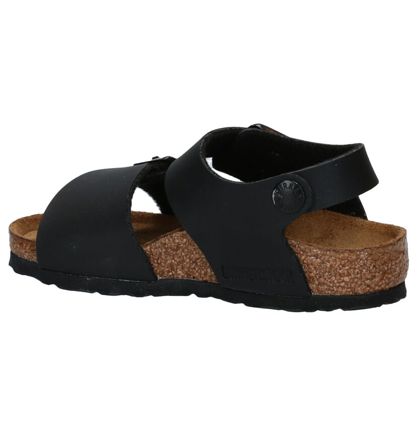 Birkenstock New York  Sandales en Noir pour garçons (338096)