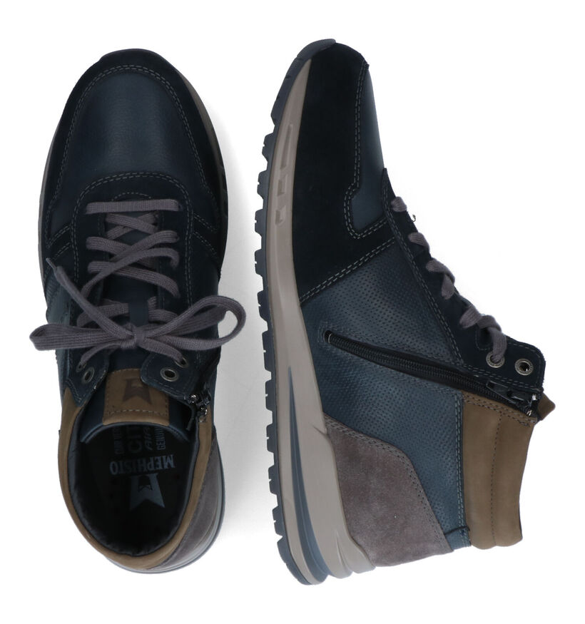 Mephisto Boran Bottines en Brun pour hommes (332462) - pour semelles orthopédiques