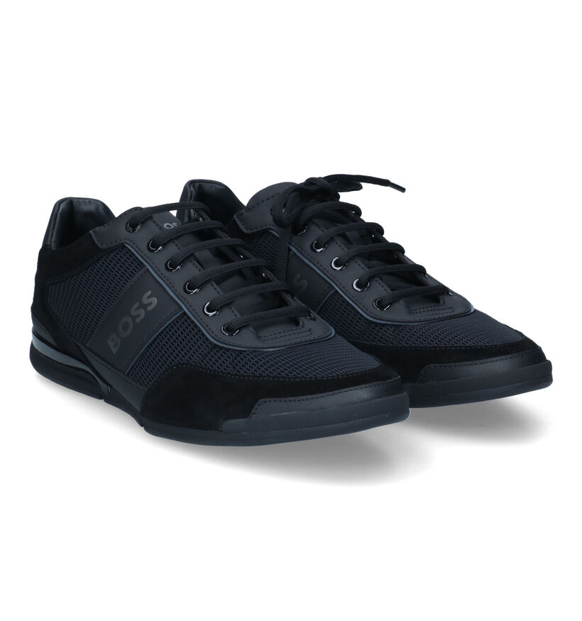 Hugo Boss Saturn Chaussures à lacets Noir pour hommes (318704) - pour semelles orthopédiques