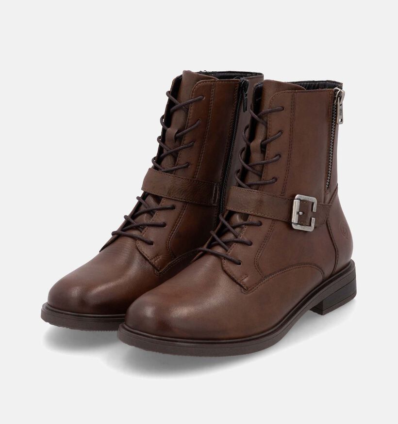 Remonte Bottines à lacets en Cognac pour femmes (347230)
