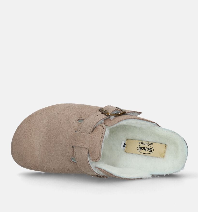 Scholl Fae Pantoufles en laine en Beige pour femmes (332773)