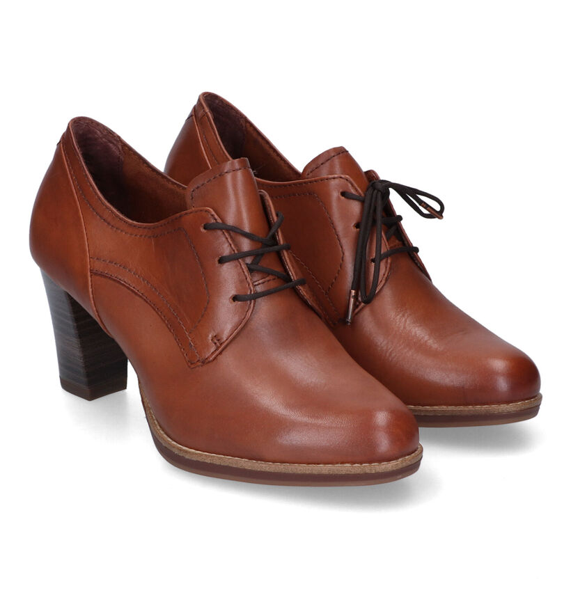 Tamaris Cognac Veterpumps voor dames (315384)