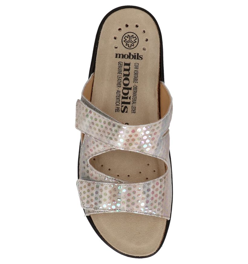Lichtbeige Comfortabele Slippers Mobils by Mephisto, , pdp
