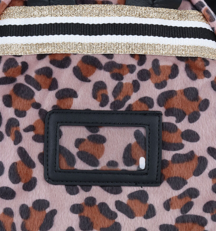 Zebra Roze Rugzak in stof (319074)