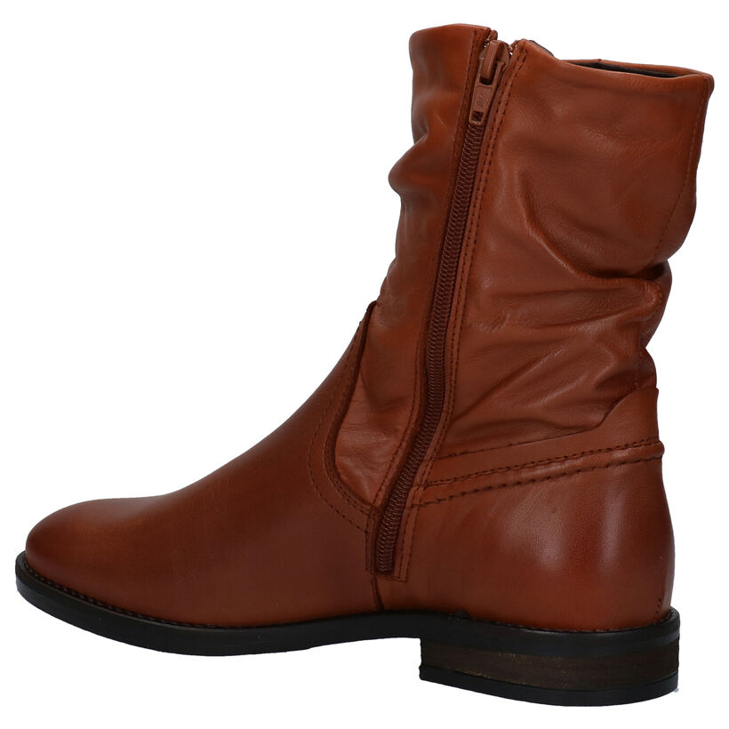 River Woods Exoda Cognac Korte Laarzen in leer (281961)