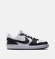 Nike Court Borough Low Witte/Zwarte Sneakers voor meisjes, jongens (381047) - geschikt voor steunzolen