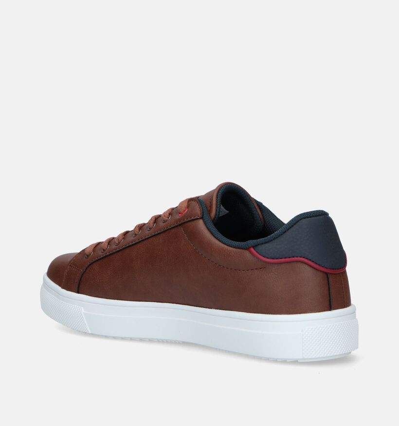 Jack & Jones Bale PU Chaussures à lacets en Cognac pour hommes (337926) - pour semelles orthopédiques