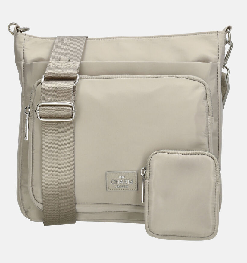 Charm London Beige Crossbody tas voor dames (358967)