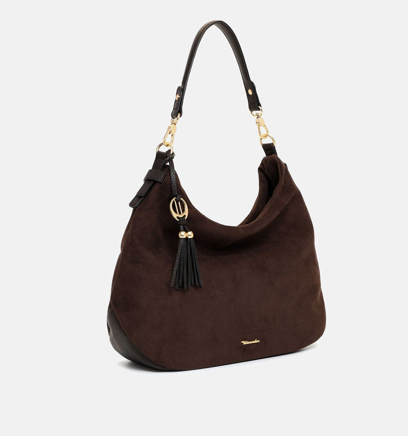 Tamaris Mareike Donkerbruine Schoudertas voor dames (378715)