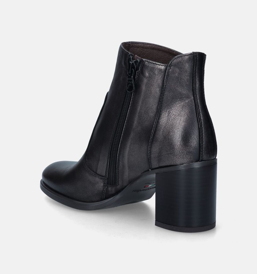 NeroGiardini Bronze Enkellaarzen met blokhak voor dames (345623)
