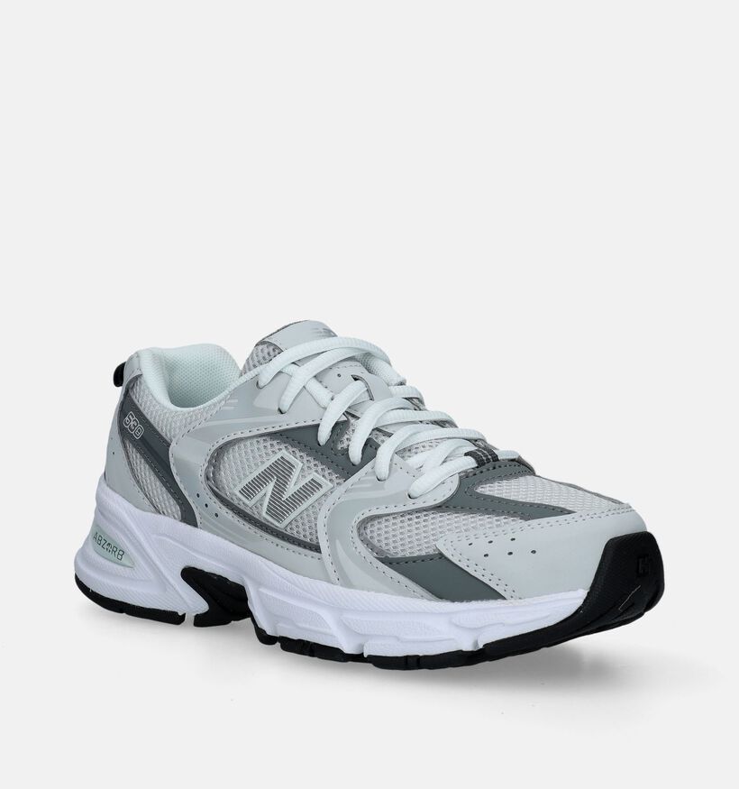 New Balance 530 Witte/Gele Sneakers voor meisjes (366640) - geschikt voor steunzolen