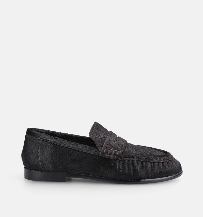 Laurent David Donkerbruine Mocassins voor dames (382306)