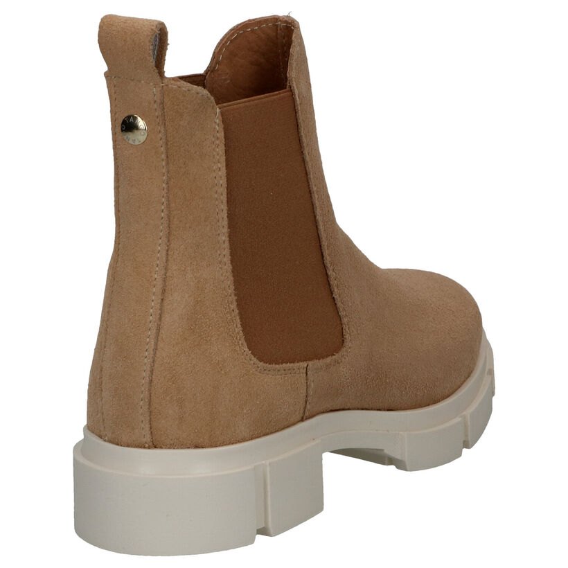 Tango Romy Beige Chelsea Boots in daim (298502)