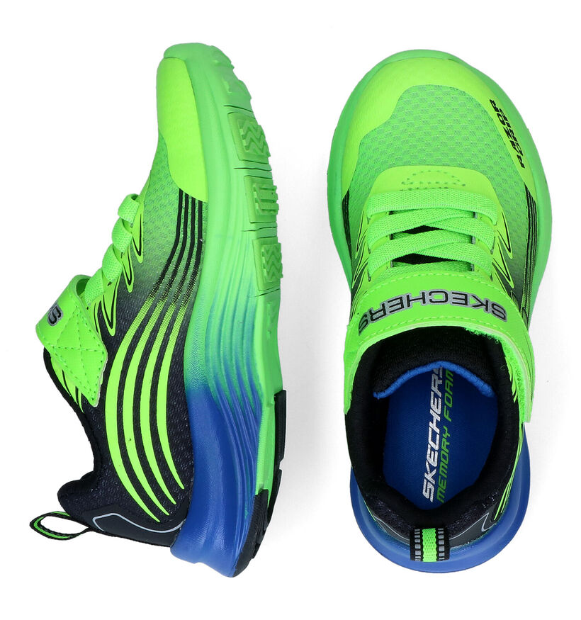 Skechers Razor Grip Baskets en Noir pour garçons (318187)