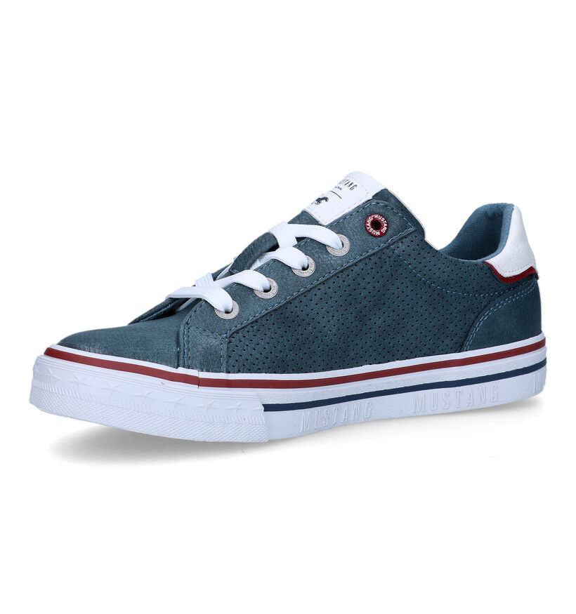 Mustang Blauwe Sneakers voor jongens (320598)