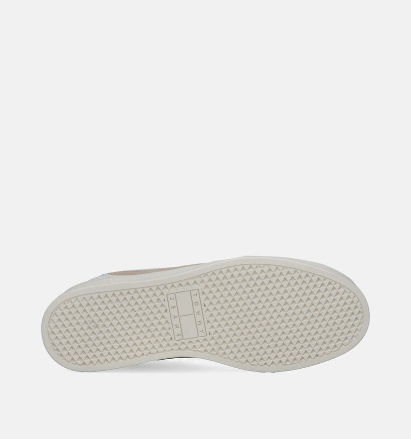 Tommy Hilfiger The Greenwich Mix Media Ecru Veterschoenen voor heren (345745) - geschikt voor steunzolen
