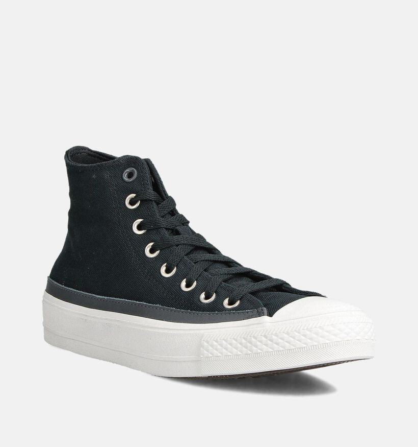 Converse Chuck Taylor All Star High Baskets montantes en Noir pour hommes (359976) - pour semelles orthopédiques