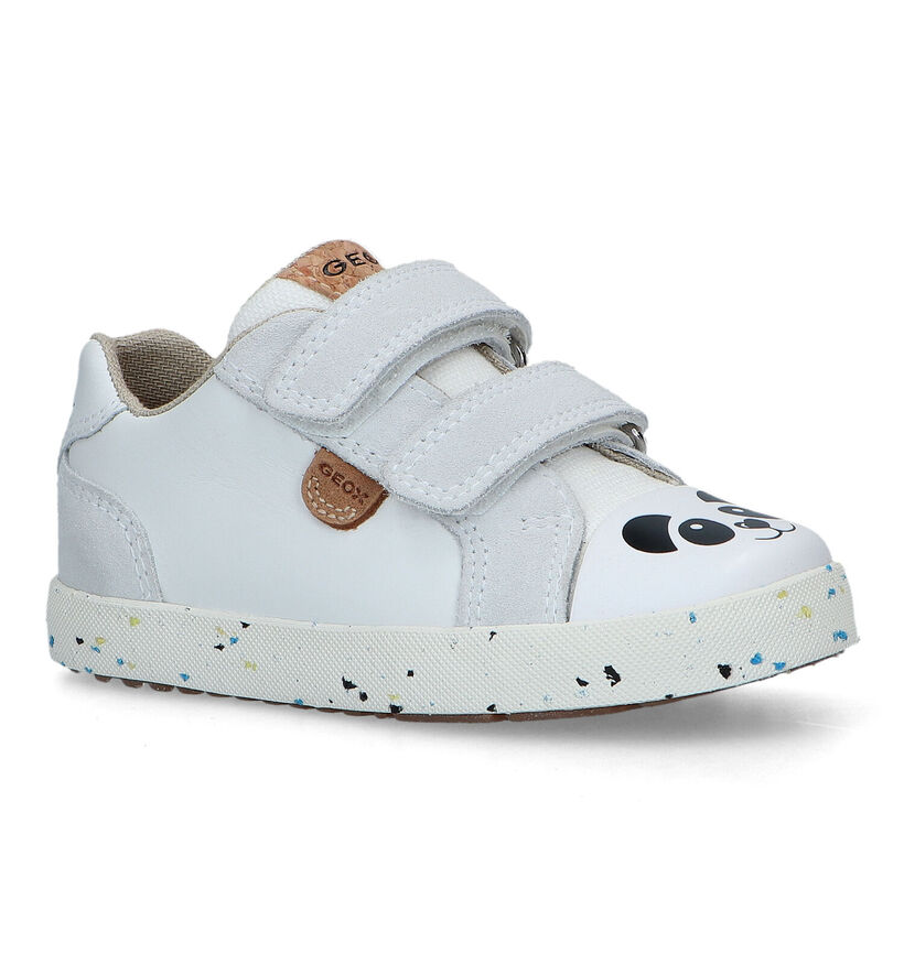 Geox Kilwi WWF Chaussures en Blanc pour filles, garçons (326592) - pour semelles orthopédiques