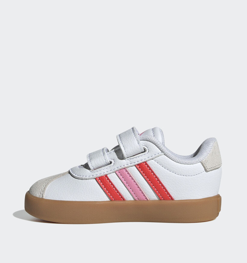 adidas VL Court Witte Sneakers voor meisjes (357481) - geschikt voor steunzolen