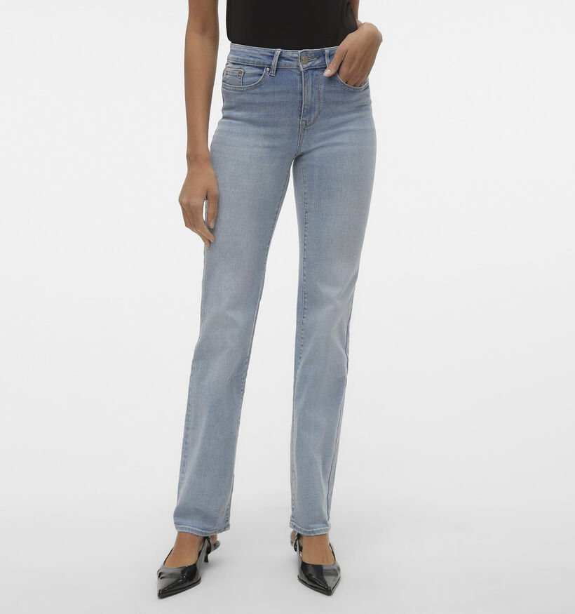 Vero Moda Flash Blauwe Straight jeans voor dames (337276)