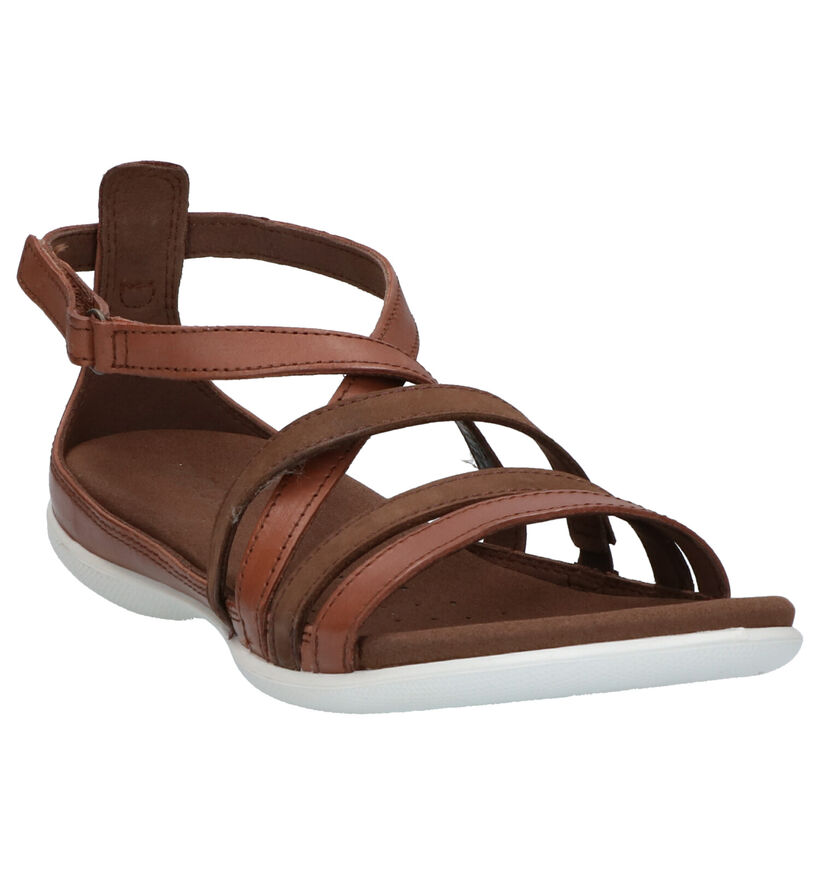 Ecco Bruine Sandalen in leer (275344)