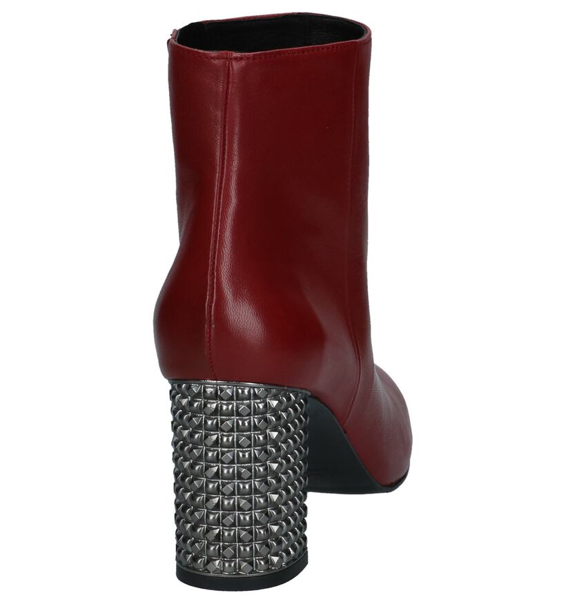 JHay Bordeaux Laarzen met Studs in leer (231625)