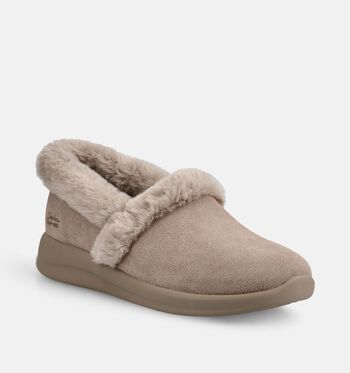 Skechers Hands Free Slip-ins Low Pantoffels Zwart/Taupe