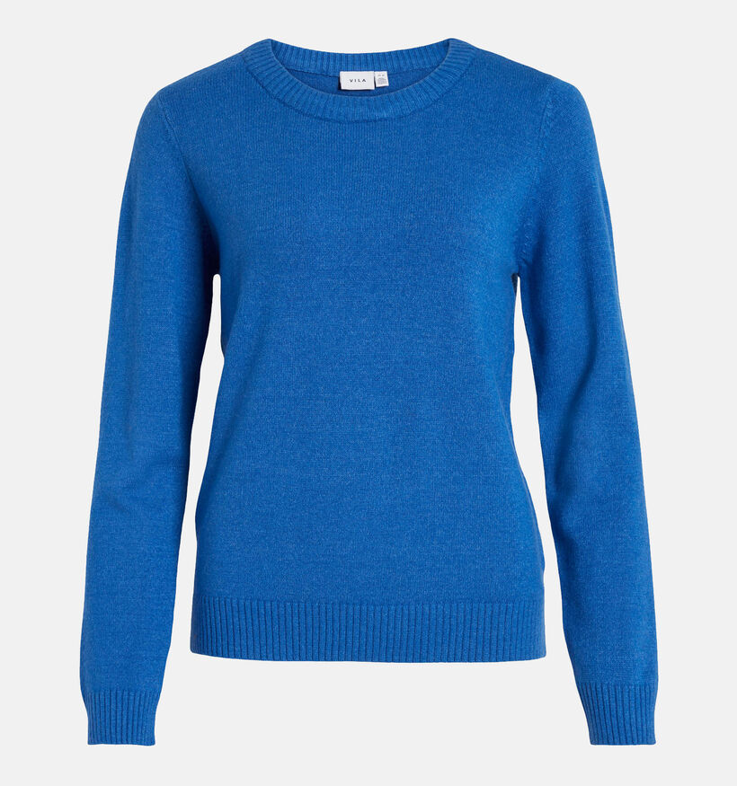Vila Ril Pull en tricot en Bleu pour femmes (328850)
