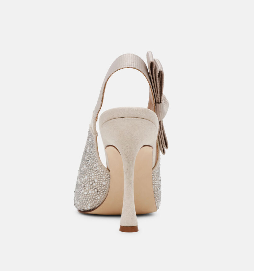 Steve Madden Brylie Pearl Zilveren Slingback Pumps voor dames (379916)