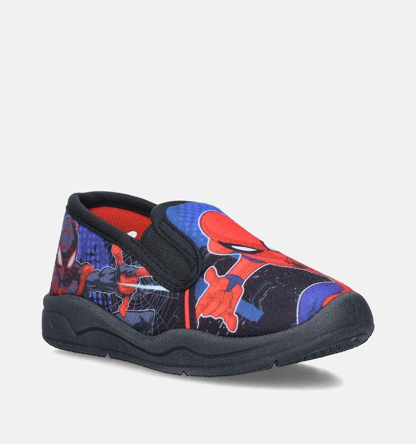 Spiderman Pantoufles fermées en Noir pour garçons (347221)
