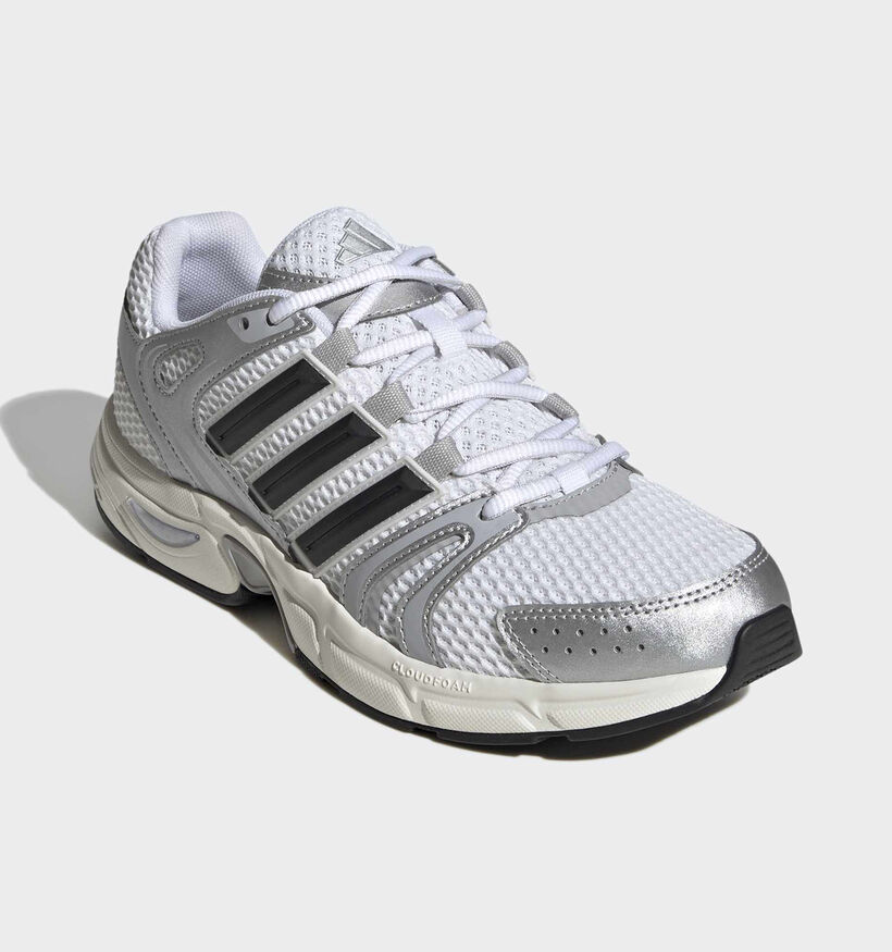 adidas Eclyptix Control Witte/Zilveren Sneakers voor dames (380520)