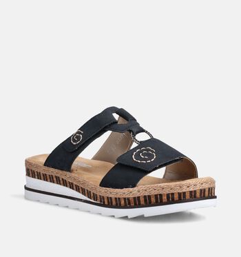 Rieker Slippers Blauw
