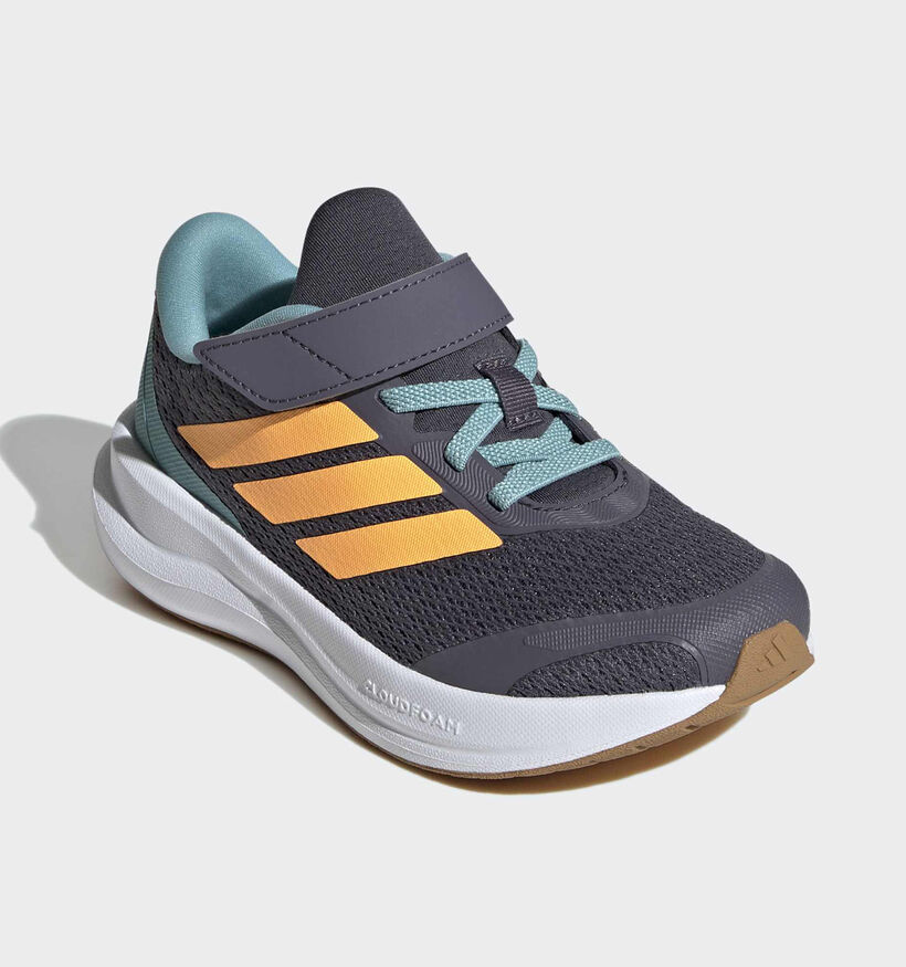 adidas Runfalcon Donkergrijze Sneakers voor jongens (375553) - geschikt voor steunzolen