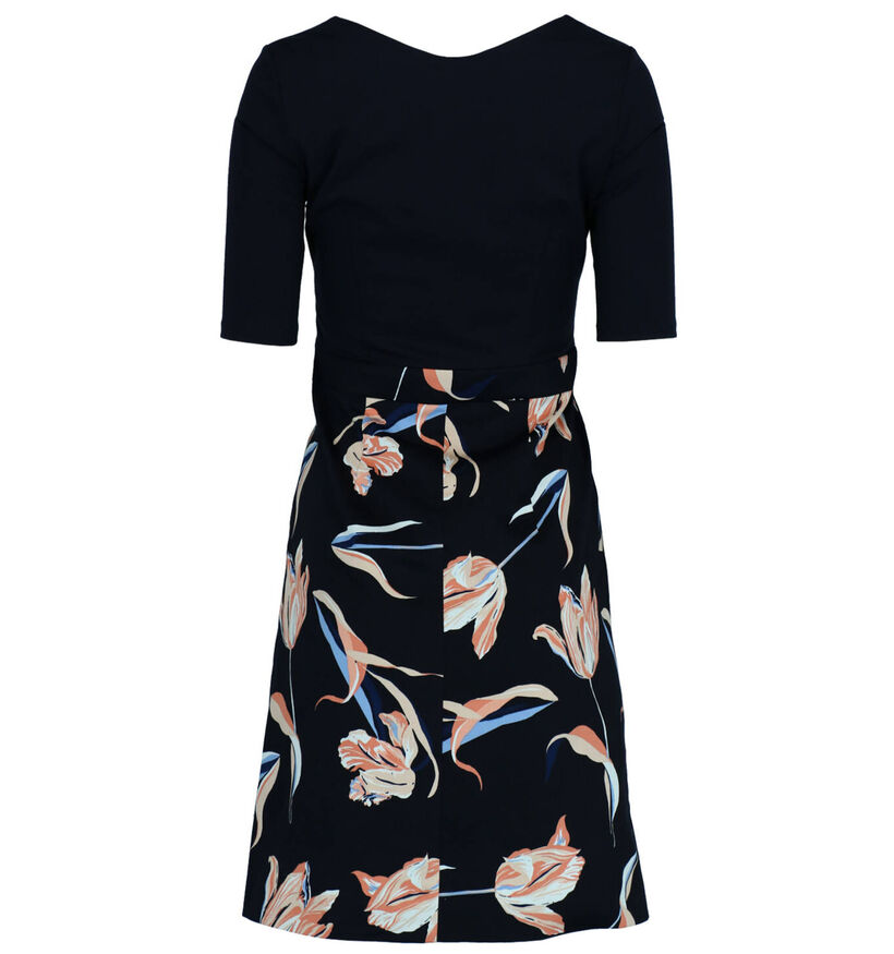 comma Blauwe Midi Jurk (278138)