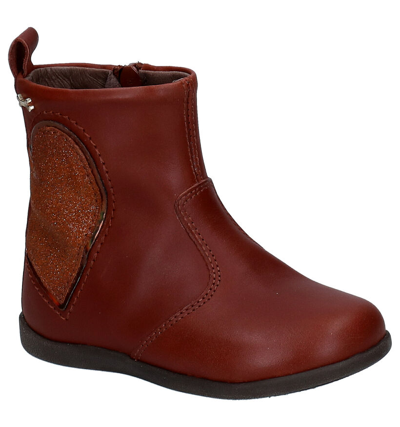 STONES and BONES Enda Bottes en Cognac pour filles (295055) - pour semelles orthopédiques