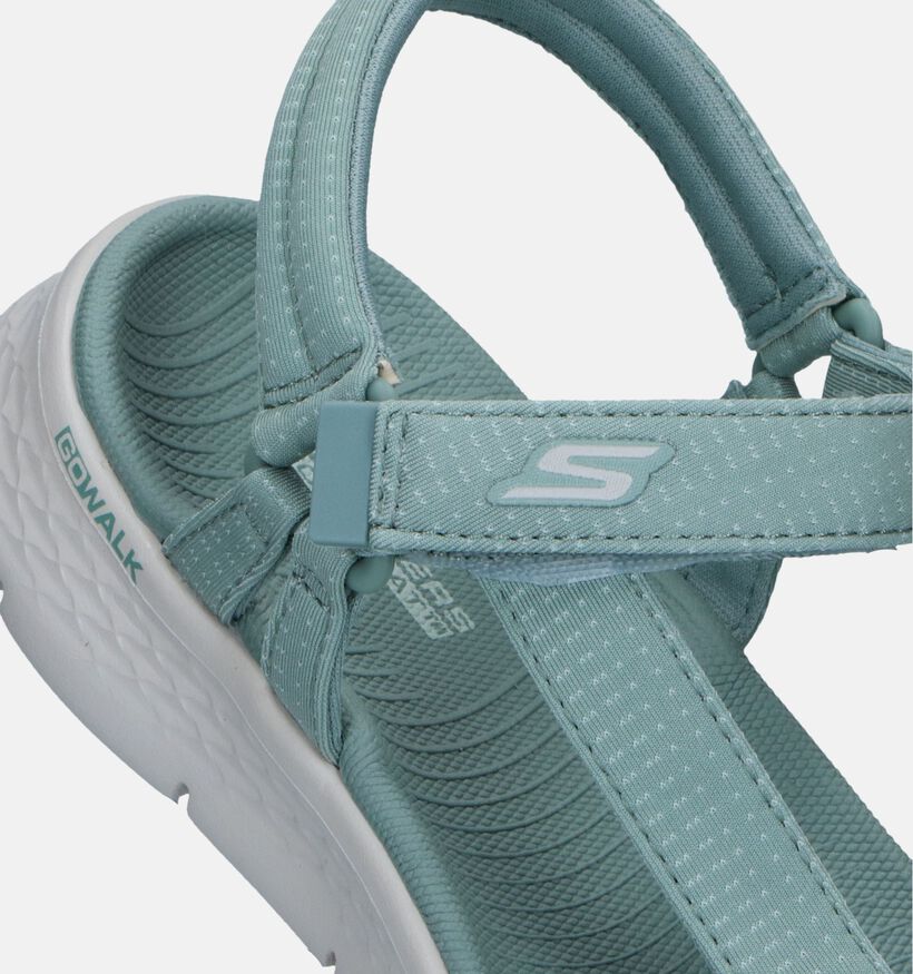 Skechers Go Walk Flex Sublime Sandales en Vert pour femmes (342436)