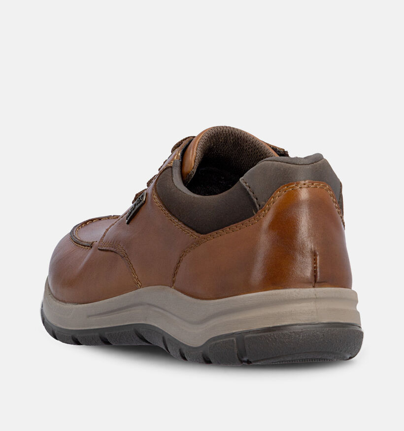 Rieker Antistress Chaussures plates en Cognac pour hommes (376516) - pour semelles orthop&eacute;diques