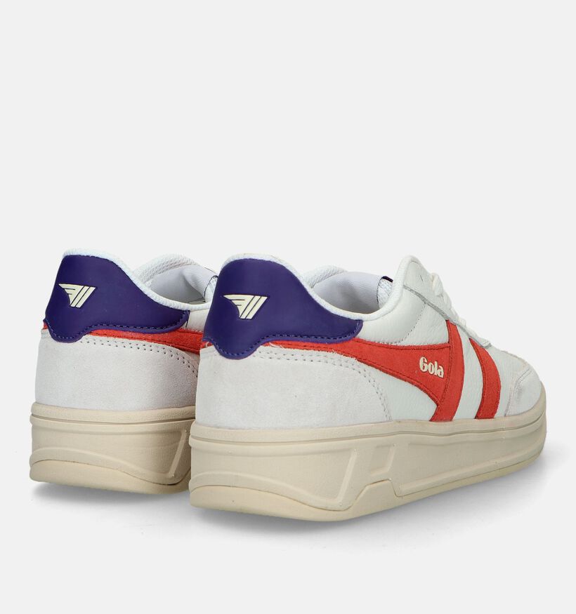 Gola Topspin Baskets en Blanc pour femmes (328600) - pour semelles orthopédiques