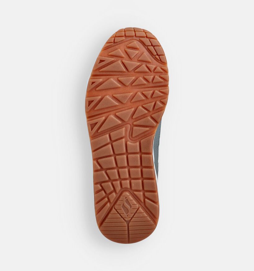 Skechers Uno Retro Groove Witte Sneakers voor jongens, meisjes (367772) - geschikt voor steunzolen