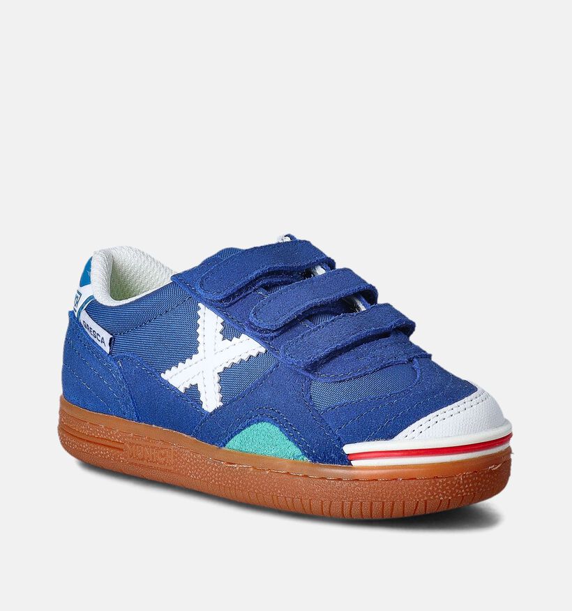 Munich Gresca Blauwe Velcroschoenen voor jongens (361891) - geschikt voor steunzolen