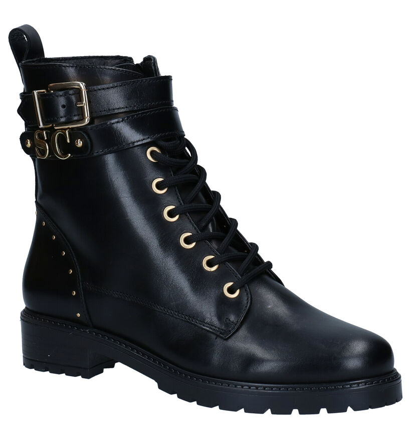 Scapa Cognac Boots in leer (281227)