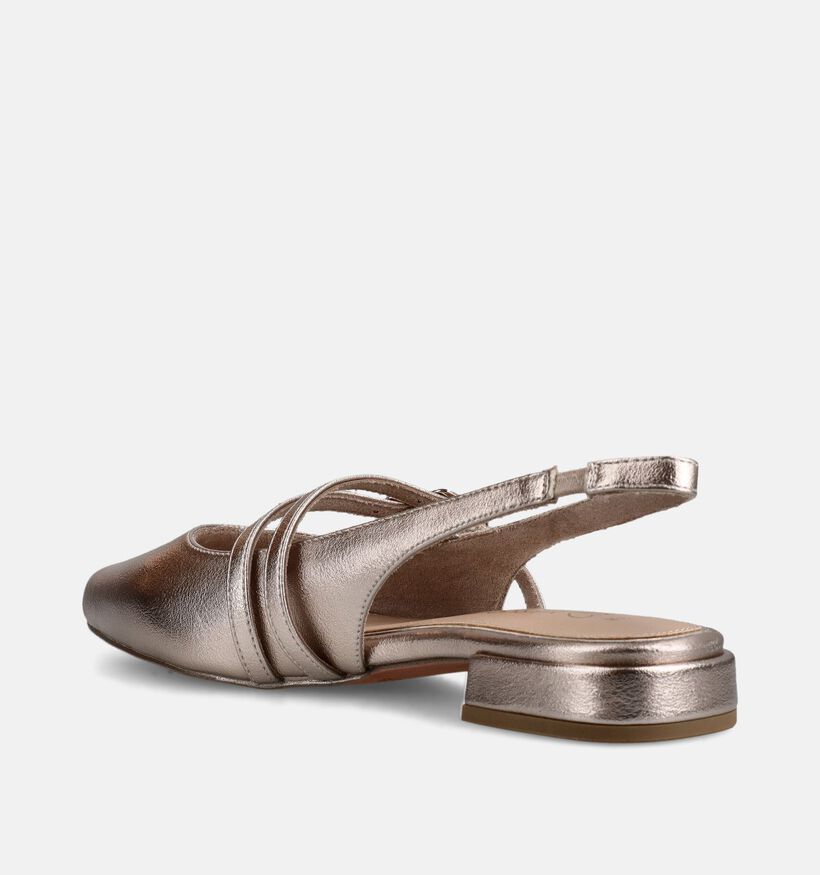 Marco Tozzi Gouden Slingback Ballerina's voor dames (367959)