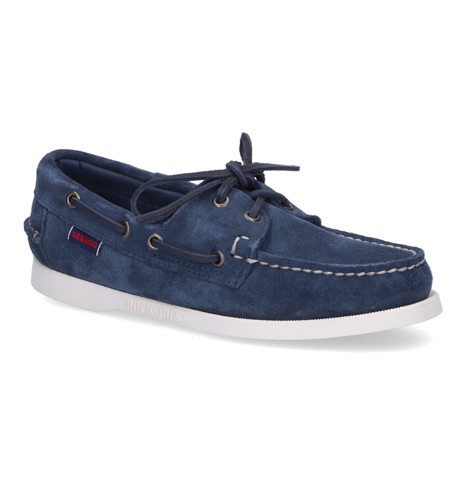Sebago Dockside Blauwe Bootschoenen Dames Lage schoenen Online