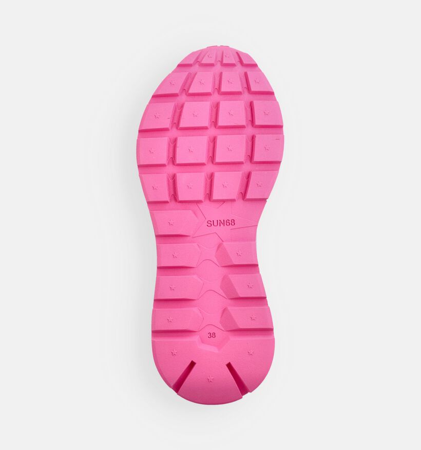 Sun68 Ally Solid Nylon Lila Sneakers voor dames (368712) - geschikt voor steunzolen