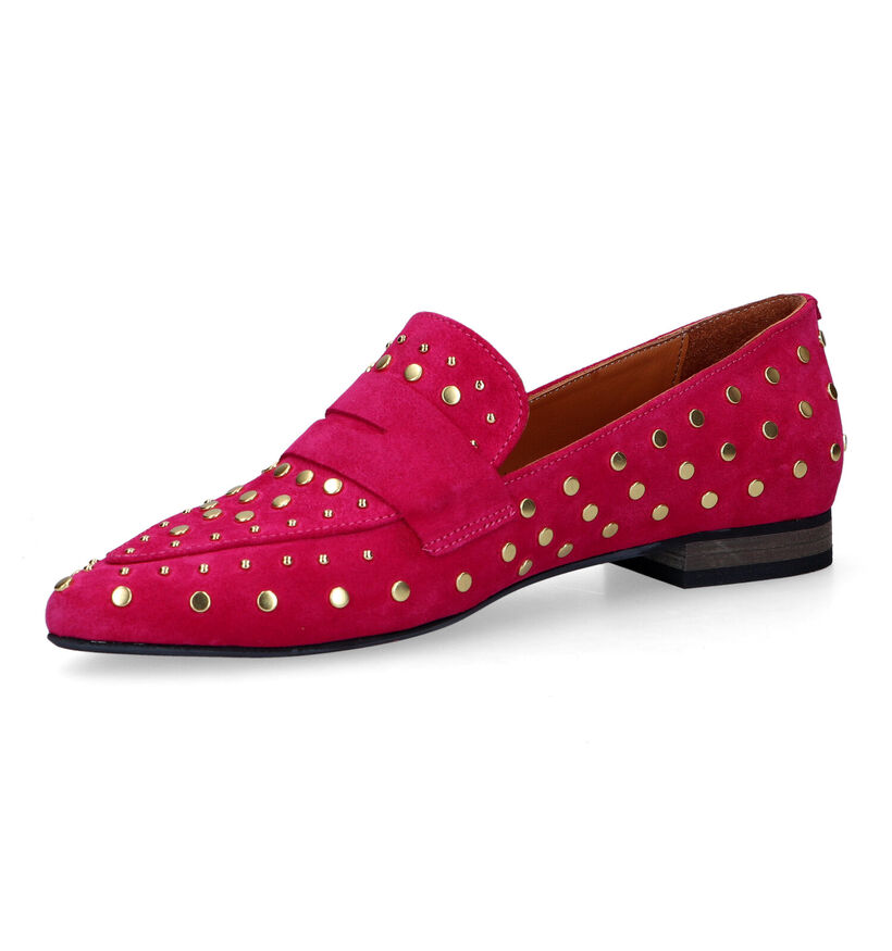 Babouche Loafers en Rose fuchsia pour femmes (325559)