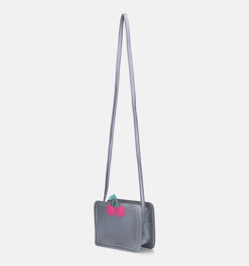 Yuko B Cherry Sac porté croisé en Argent pour filles (341900)