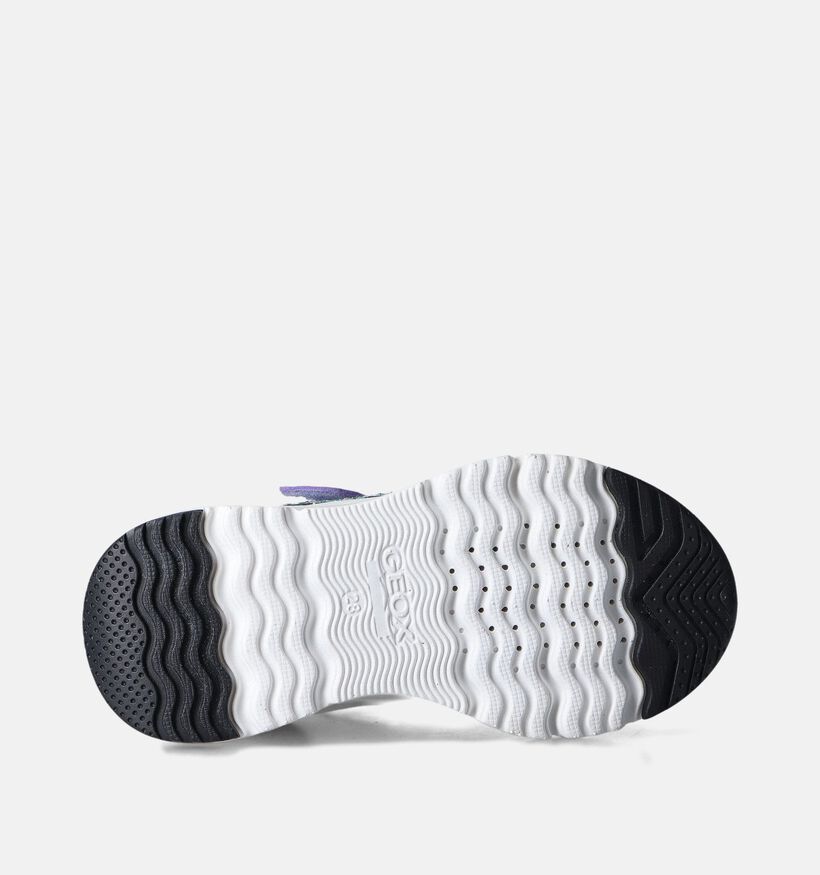 Geox Loftus Wit-Paarse Sneakers voor meisjes (356415) - geschikt voor steunzolen